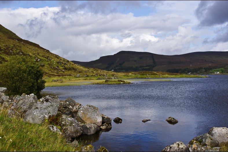 Blue sky in the lough
